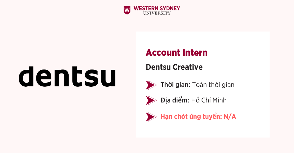 Account Intern – Dentsu Creative